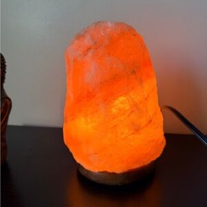 Himalayan Salt Lamp - Orange Glow